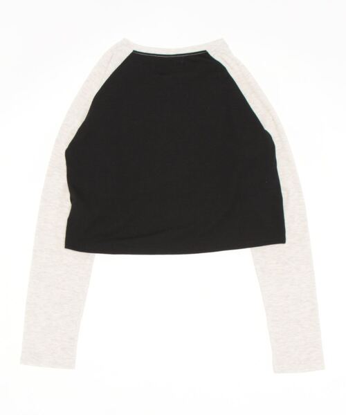 almo（アルモ）の「切り替え配色短丈ロンT(se)（Tシャツ/カットソー・レディース・ブラック・FREE）」の7枚目の写真