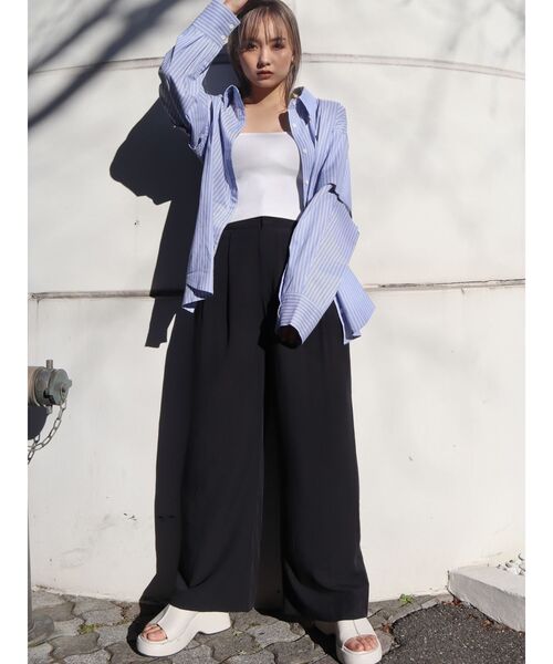 EMODA（エモダ）の「2WAYオーバーシャツ（シャツ/ブラウス・レディース・その他/ホワイト/ピンク/その他1・FREE）」の10枚目の写真