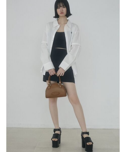 EMODA（エモダ）の「2WAYオーバーシャツ（シャツ/ブラウス・レディース・その他/ホワイト/ピンク/その他1・FREE）」の21枚目の写真