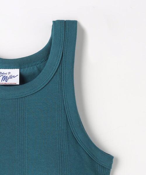 green label relaxing（グリーンレーベルリラクシング）の「【別注】＜Robert P. Miller＞ ノースリーブ カップ タンクトップ（タンクトップ・レディース・オフホワイト/ブラック/ロイヤルブルー・FREE）」の18枚目の写真