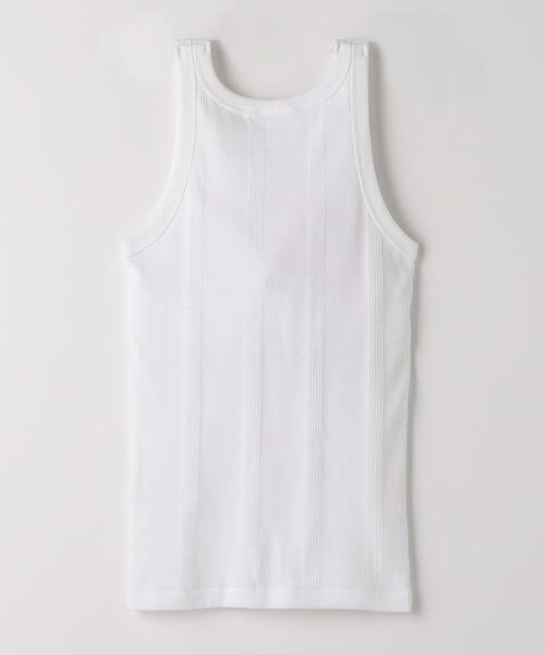 green label relaxing（グリーンレーベルリラクシング）の「【別注】＜Robert P. Miller＞ ノースリーブ カップ タンクトップ（タンクトップ・レディース・オフホワイト/ブラック/ロイヤルブルー・FREE）」の20枚目の写真