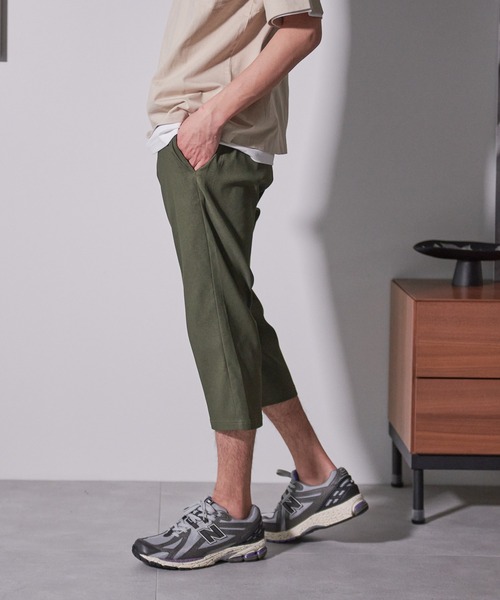 Blue Standard (ブルースタンダード)の「【BLUE STANDARD/ブルースタンダード】快適 接触冷感 ストレッチ クロップドパンツ(その他パンツ・メンズ・ブラック/ブルー/ライトベージュ/カーキ・LARGE/X-LARGE/MEDIUM)」の3枚目の写真