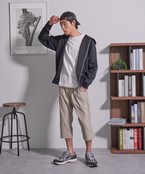 Blue Standard (ブルースタンダード)の「【BLUE STANDARD/ブルースタンダード】快適 接触冷感 ストレッチ クロップドパンツ(その他パンツ・メンズ・ブラック/ブルー/ライトベージュ/カーキ・LARGE/X-LARGE/MEDIUM)」の17枚目の写真