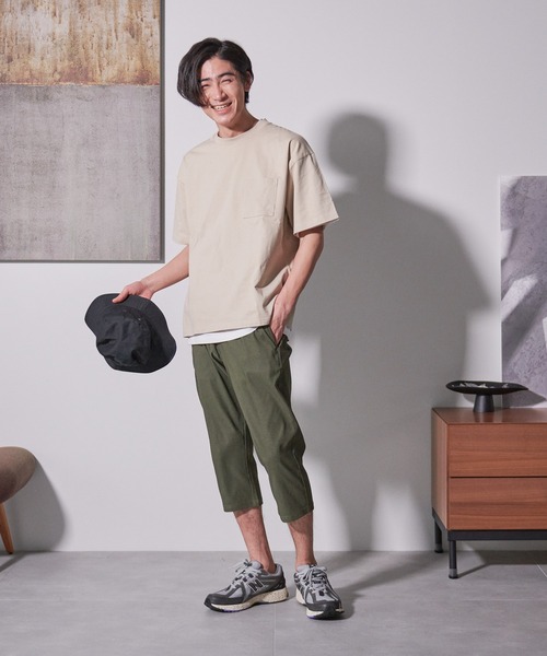 Blue Standard (ブルースタンダード)の「【BLUE STANDARD/ブルースタンダード】快適 接触冷感 ストレッチ クロップドパンツ(その他パンツ・メンズ・ブラック/ブルー/ライトベージュ/カーキ・LARGE/X-LARGE/MEDIUM)」の22枚目の写真