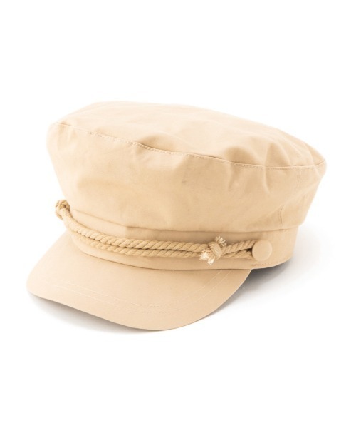 CONTROL FREAK / CTFK(コントロールフリーク)の「CONTROL FREAK(コントロールフリーク)ツイルマリンキャスケット(キャスケット・レディース・ベージュ/ブラック/ネイビー・FREE)」の1枚目の写真