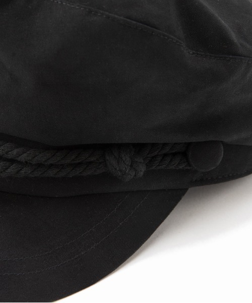 CONTROL FREAK / CTFK(コントロールフリーク)の「CONTROL FREAK(コントロールフリーク)ツイルマリンキャスケット(キャスケット・レディース・ベージュ/ブラック/ネイビー・FREE)」の12枚目の写真