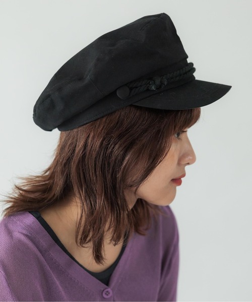 CONTROL FREAK / CTFK(コントロールフリーク)の「CONTROL FREAK(コントロールフリーク)ツイルマリンキャスケット(キャスケット・レディース・ベージュ/ブラック/ネイビー・FREE)」の9枚目の写真