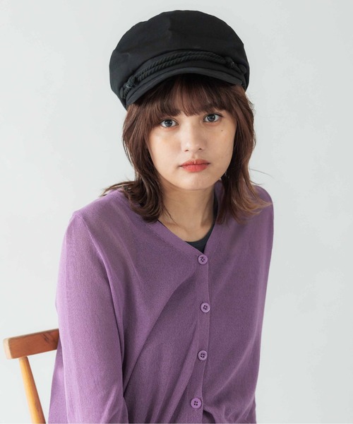 CONTROL FREAK / CTFK(コントロールフリーク)の「CONTROL FREAK(コントロールフリーク)ツイルマリンキャスケット(キャスケット・レディース・ベージュ/ブラック/ネイビー・FREE)」の8枚目の写真