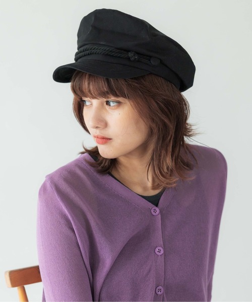 CONTROL FREAK / CTFK(コントロールフリーク)の「CONTROL FREAK(コントロールフリーク)ツイルマリンキャスケット(キャスケット・レディース・ベージュ/ブラック/ネイビー・FREE)」の15枚目の写真