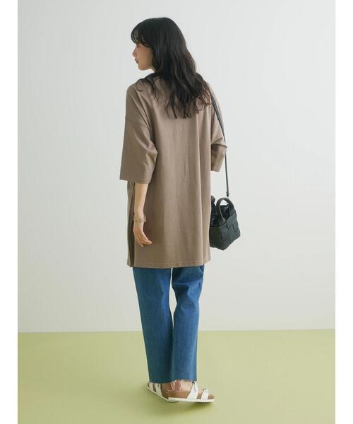 CRAFT STANDARD BOUTIQUE(クラフトスタンダードブティック)の「リングドットチュニック(Tシャツ/カットソー・レディース・ホワイト/モカ/ブラック/カーキ・FREE)」の21枚目の写真