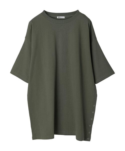 CRAFT STANDARD BOUTIQUE(クラフトスタンダードブティック)の「リングドットチュニック(Tシャツ/カットソー・レディース・ホワイト/モカ/ブラック/カーキ・FREE)」の8枚目の写真