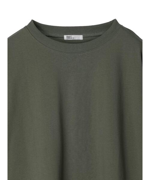 CRAFT STANDARD BOUTIQUE(クラフトスタンダードブティック)の「リングドットチュニック(Tシャツ/カットソー・レディース・ホワイト/モカ/ブラック/カーキ・FREE)」の18枚目の写真