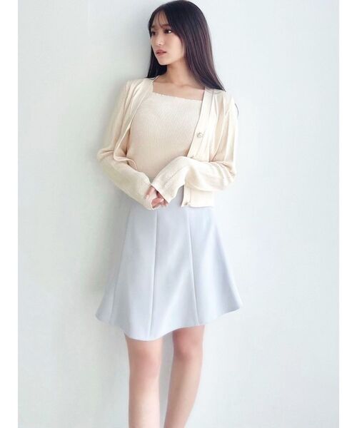 RESEXXY（リゼクシー）の「ミニマムフレアスカート（スカート・レディース・ベージュ/ブラック/ブルー・FREE）」の10枚目の写真