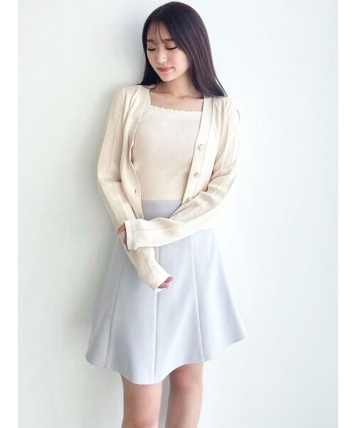 RESEXXY（リゼクシー）の「ミニマムフレアスカート（スカート・レディース・ベージュ/ブラック/ブルー・FREE）」の16枚目の写真