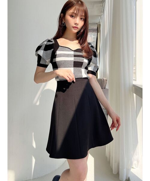 RESEXXY（リゼクシー）の「ミニマムフレアスカート（スカート・レディース・ベージュ/ブラック/ブルー・FREE）」の4枚目の写真