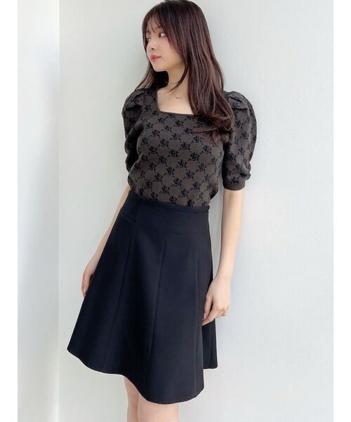 RESEXXY（リゼクシー）の「ミニマムフレアスカート（スカート・レディース・ベージュ/ブラック/ブルー・FREE）」の11枚目の写真