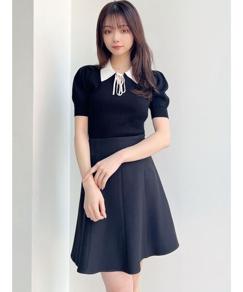 RESEXXY（リゼクシー）の「ミニマムフレアスカート（スカート・レディース・ベージュ/ブラック/ブルー・FREE）」の17枚目の写真