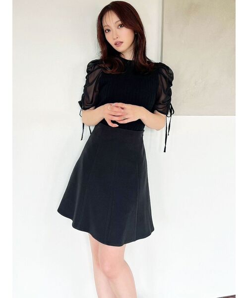 RESEXXY（リゼクシー）の「ミニマムフレアスカート（スカート・レディース・ベージュ/ブラック/ブルー・FREE）」の21枚目の写真