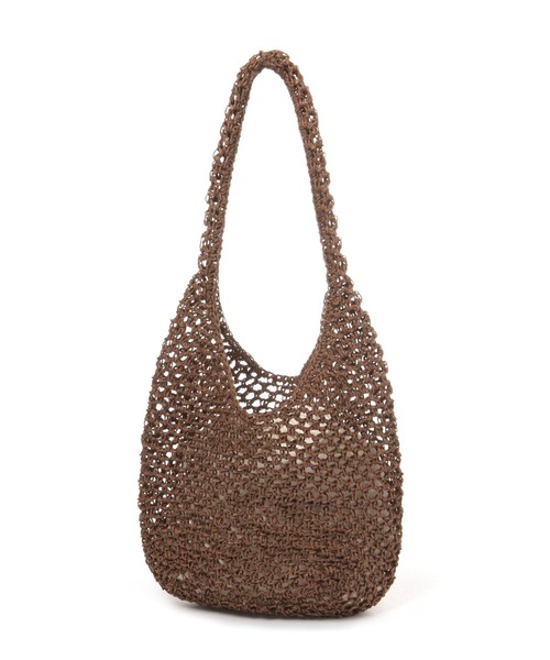 LOWRYS FARM（ローリーズファーム）の「ペーパーキンチャクツキバッグ　176608（ショルダーバッグ・レディース・グリーン/ベージュ/ブラウン・FREE）」の17枚目の写真