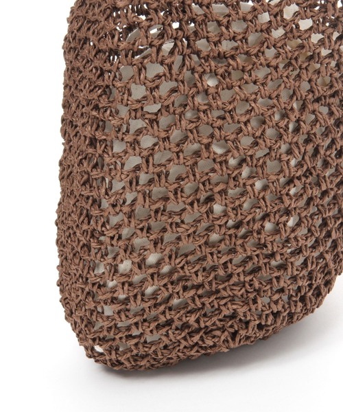 LOWRYS FARM（ローリーズファーム）の「ペーパーキンチャクツキバッグ　176608（ショルダーバッグ・レディース・グリーン/ベージュ/ブラウン・FREE）」の14枚目の写真