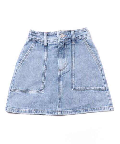 LOVETOXIC（ラブトキシック）の「台形スカパン（スカート・キッズ・ブラック/ブルー/ベージュ/オフホワイト・L/M/S）」の7枚目の写真