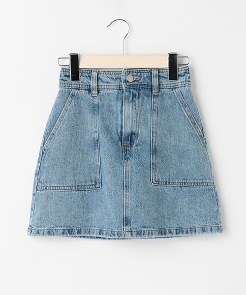 LOVETOXIC（ラブトキシック）の「台形スカパン（スカート・キッズ・ブラック/ブルー/ベージュ/オフホワイト・L/M/S）」の8枚目の写真