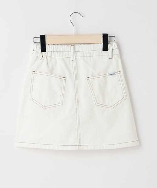 LOVETOXIC（ラブトキシック）の「台形スカパン（スカート・キッズ・ブラック/ブルー/ベージュ/オフホワイト・L/M/S）」の9枚目の写真