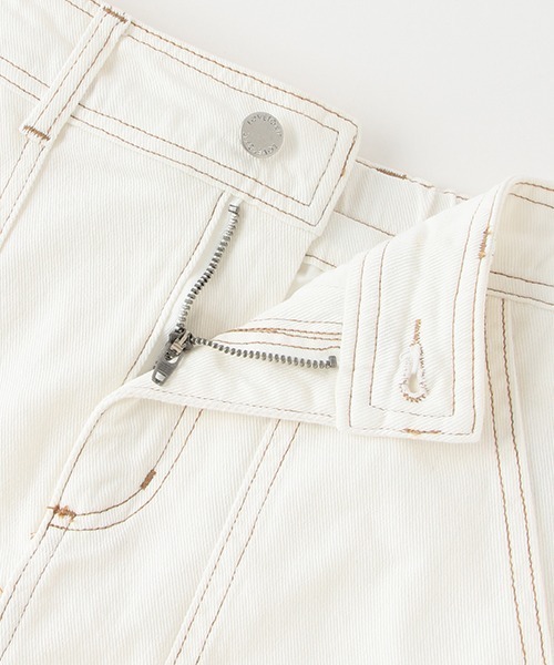 LOVETOXIC（ラブトキシック）の「台形スカパン（スカート・キッズ・ブラック/ブルー/ベージュ/オフホワイト・L/M/S）」の12枚目の写真