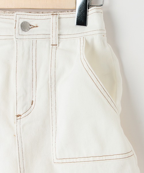 LOVETOXIC（ラブトキシック）の「台形スカパン（スカート・キッズ・ブラック/ブルー/ベージュ/オフホワイト・L/M/S）」の13枚目の写真