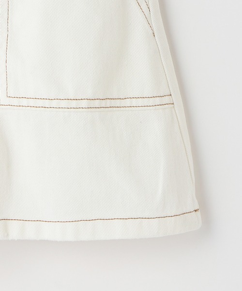 LOVETOXIC（ラブトキシック）の「台形スカパン（スカート・キッズ・ブラック/ブルー/ベージュ/オフホワイト・L/M/S）」の14枚目の写真