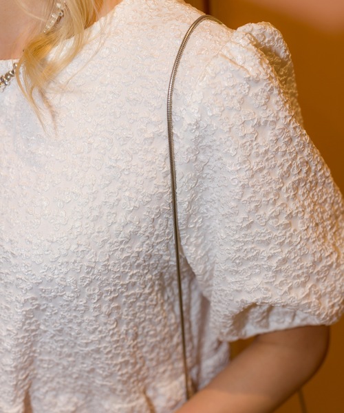 SpRay（スプレイ）の「ふくれティアードミニワンピース（ワンピース・レディース・ホワイト/ブラック・FREE）」の15枚目の写真