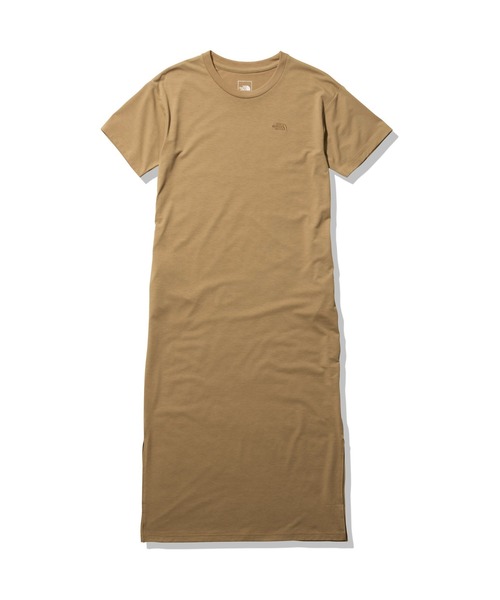 THE NORTH FACE(ザノースフェイス)の「THE NORTH FACE S/S Onepiece Crew NTW32357(ワンピース・レディース・グレー/ベージュ/ブラック・LARGE/MEDIUM)」の1枚目の写真