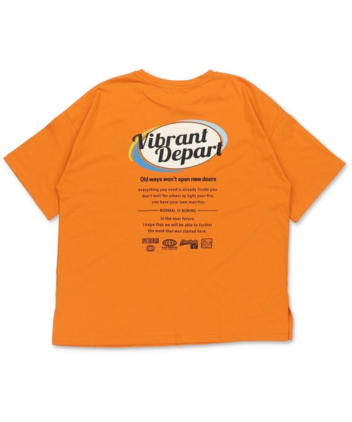 SPINNS（スピンズ）の「サークルロゴバックプリントデザイン 半袖