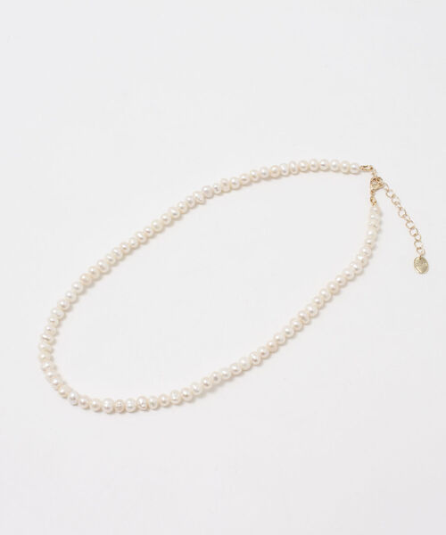 NOLLEY’S（ノーリーズ）の「淡水パールショートネックレス（ネックレス・レディース・オフホワイト・FREE）」の2枚目の写真
