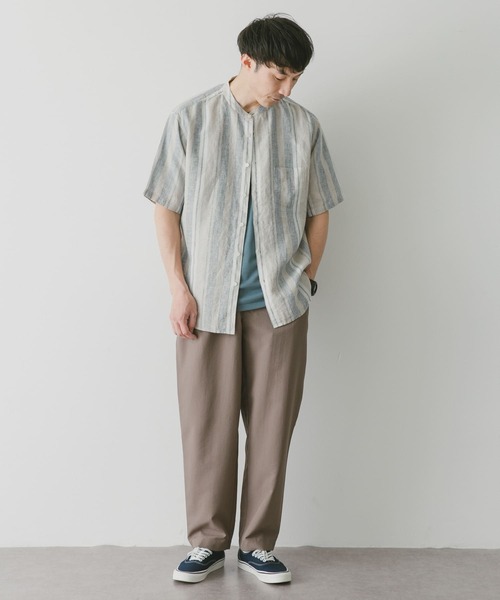 URBAN RESEARCH DOORS（アーバンリサーチドアーズ）の「『セットアップ対応』『吸水速乾』セオアルファワンタックトラウザー（その他パンツ・メンズ・モカ/チャコールグレー/ネイビー・MEDIUM/LARGE）」の9枚目の写真