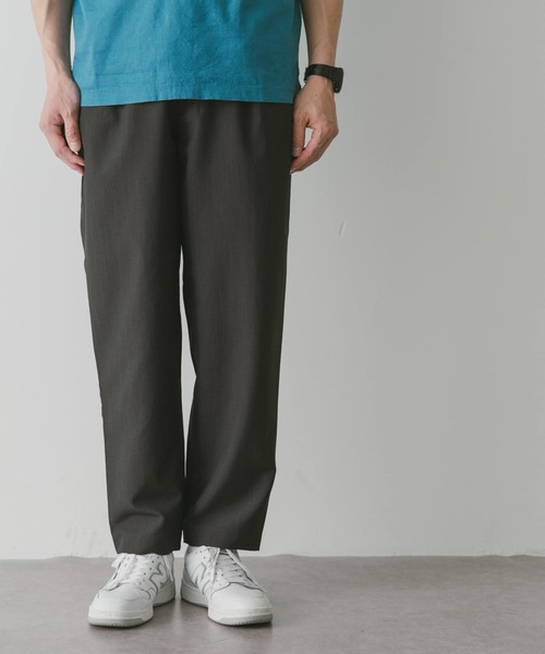 URBAN RESEARCH DOORS（アーバンリサーチドアーズ）の「『セットアップ対応』『吸水速乾』セオアルファワンタックトラウザー（その他パンツ・メンズ・モカ/チャコールグレー/ネイビー・MEDIUM/LARGE）」の12枚目の写真