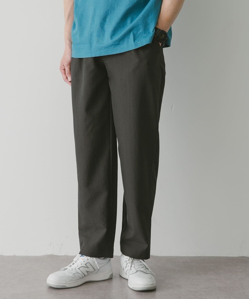 URBAN RESEARCH DOORS（アーバンリサーチドアーズ）の「『セットアップ対応』『吸水速乾』セオアルファワンタックトラウザー（その他パンツ・メンズ・モカ/チャコールグレー/ネイビー・MEDIUM/LARGE）」の14枚目の写真