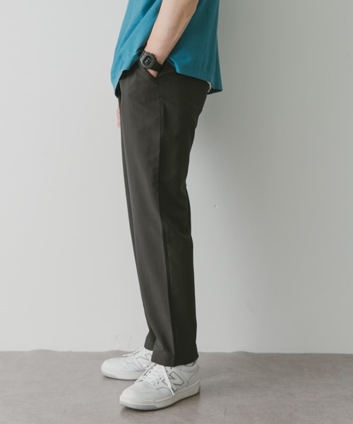 URBAN RESEARCH DOORS（アーバンリサーチドアーズ）の「『セットアップ対応』『吸水速乾』セオアルファワンタックトラウザー（その他パンツ・メンズ・モカ/チャコールグレー/ネイビー・MEDIUM/LARGE）」の15枚目の写真