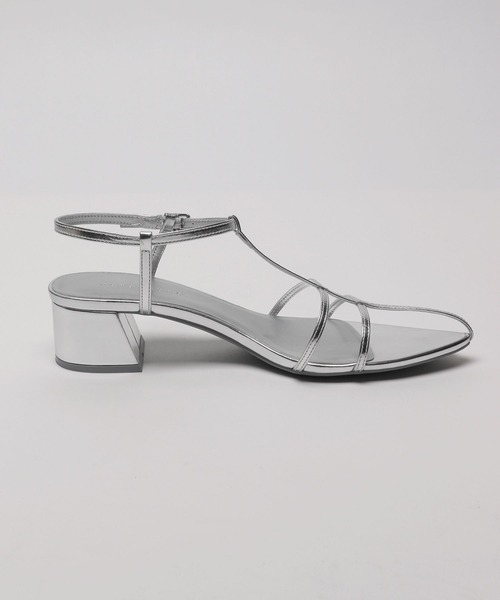 LOWRYS FARM（ローリーズファーム）の「ホソクロスサンダル　906572（サンダル・レディース・シルバー/ブラック/イエロー・MEDIUM/LARGE）」の15枚目の写真