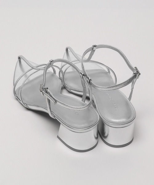 LOWRYS FARM（ローリーズファーム）の「ホソクロスサンダル　906572（サンダル・レディース・シルバー/ブラック/イエロー・MEDIUM/LARGE）」の17枚目の写真