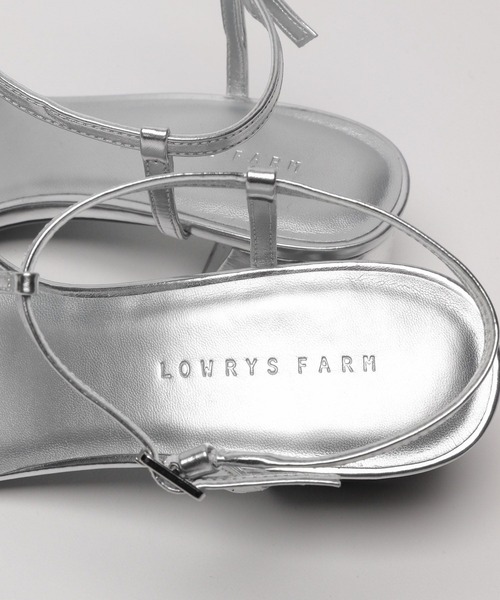 LOWRYS FARM（ローリーズファーム）の「ホソクロスサンダル　906572（サンダル・レディース・シルバー/ブラック/イエロー・MEDIUM/LARGE）」の18枚目の写真