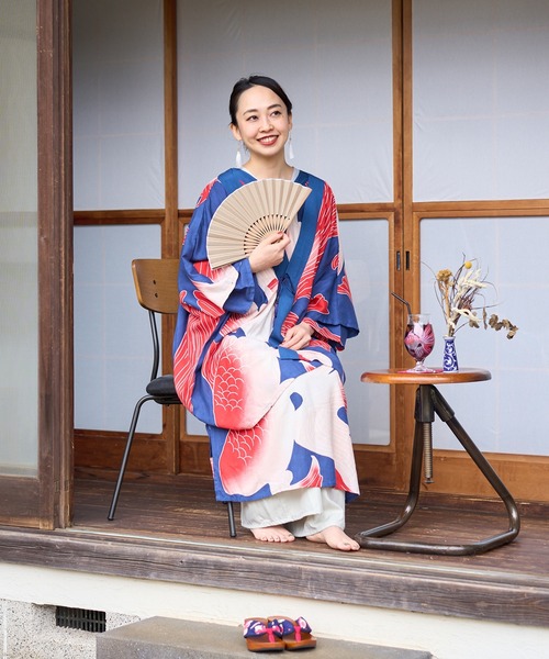 カヤ(カヤ)の「【カヤ】無地撥水扇子(扇子/うちわ・レディース・ネイビー/キナリ/ダークグリーン・FREE)」の7枚目の写真
