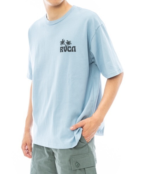 RVCA（ルーカ）の「RVCA メンズ  SUNDOWNER SS Ｔシャツ【2023年夏モデル】/ルーカバックプリント半袖Tシャツ（Tシャツ/カットソー・メンズ・ブルー/ブラウン/ホワイト・SMALL/MEDIUM/LARGE）」の14枚目の写真