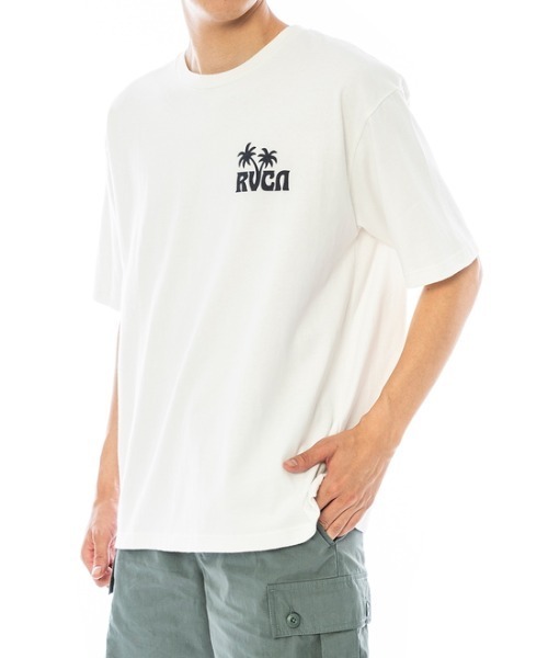RVCA（ルーカ）の「RVCA メンズ  SUNDOWNER SS Ｔシャツ【2023年夏モデル】/ルーカバックプリント半袖Tシャツ（Tシャツ/カットソー・メンズ・ブルー/ブラウン/ホワイト・SMALL/MEDIUM/LARGE）」の6枚目の写真