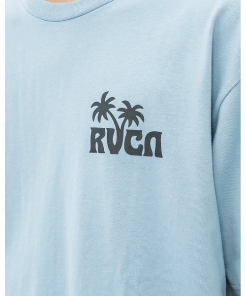 RVCA（ルーカ）の「RVCA メンズ  SUNDOWNER SS Ｔシャツ【2023年夏モデル】/ルーカバックプリント半袖Tシャツ（Tシャツ/カットソー・メンズ・ブルー/ブラウン/ホワイト・SMALL/MEDIUM/LARGE）」の10枚目の写真