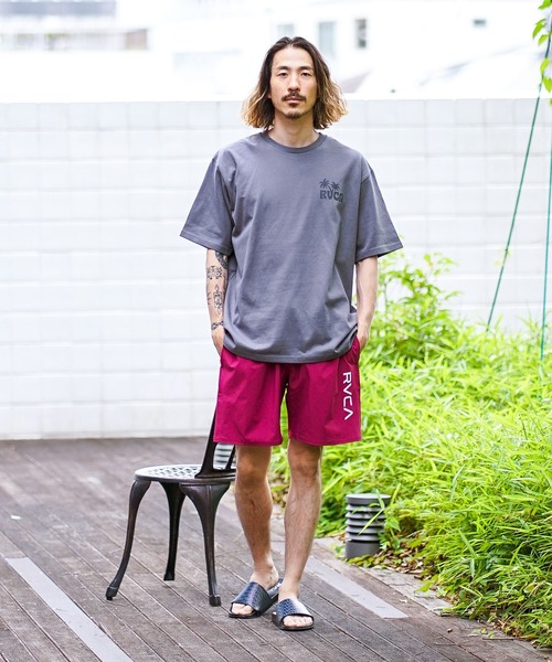 RVCA（ルーカ）の「RVCA メンズ  SUNDOWNER SS Ｔシャツ【2023年夏モデル】/ルーカバックプリント半袖Tシャツ（Tシャツ/カットソー・メンズ・ブルー/ブラウン/ホワイト・SMALL/MEDIUM/LARGE）」の19枚目の写真