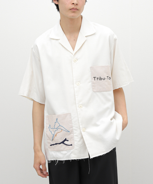 EDIFICE(エディフィス)の「【Tribu-To for LA BOUCLE】別注 アニマルズシャツ(シャツ/ブラウス・メンズ・ベージュ系その他/ベージュ・MEDIUM/LARGE)」の12枚目の写真
