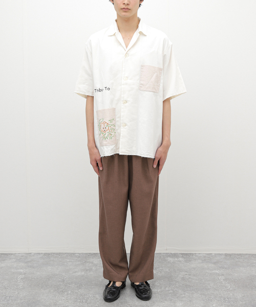 EDIFICE(エディフィス)の「【Tribu-To for LA BOUCLE】別注 アニマルズシャツ(シャツ/ブラウス・メンズ・ベージュ系その他/ベージュ・MEDIUM/LARGE)」の14枚目の写真
