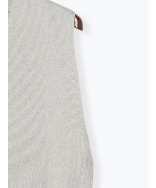 Te chichi（テチチ）の「チュニックニットベスト（ベスト・レディース・ブラック/オフホワイト/グレー・ﾌﾘ-）」の8枚目の写真