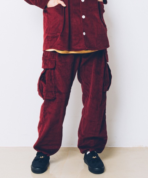 AlexanderLeeChang(アレキサンダーリーチャン)の「BC CORDUROY CARGO PANTS(カーゴパンツ・メンズ・ブラック/ブルー/バーガンディー・M/L/XL)」の3枚目の写真